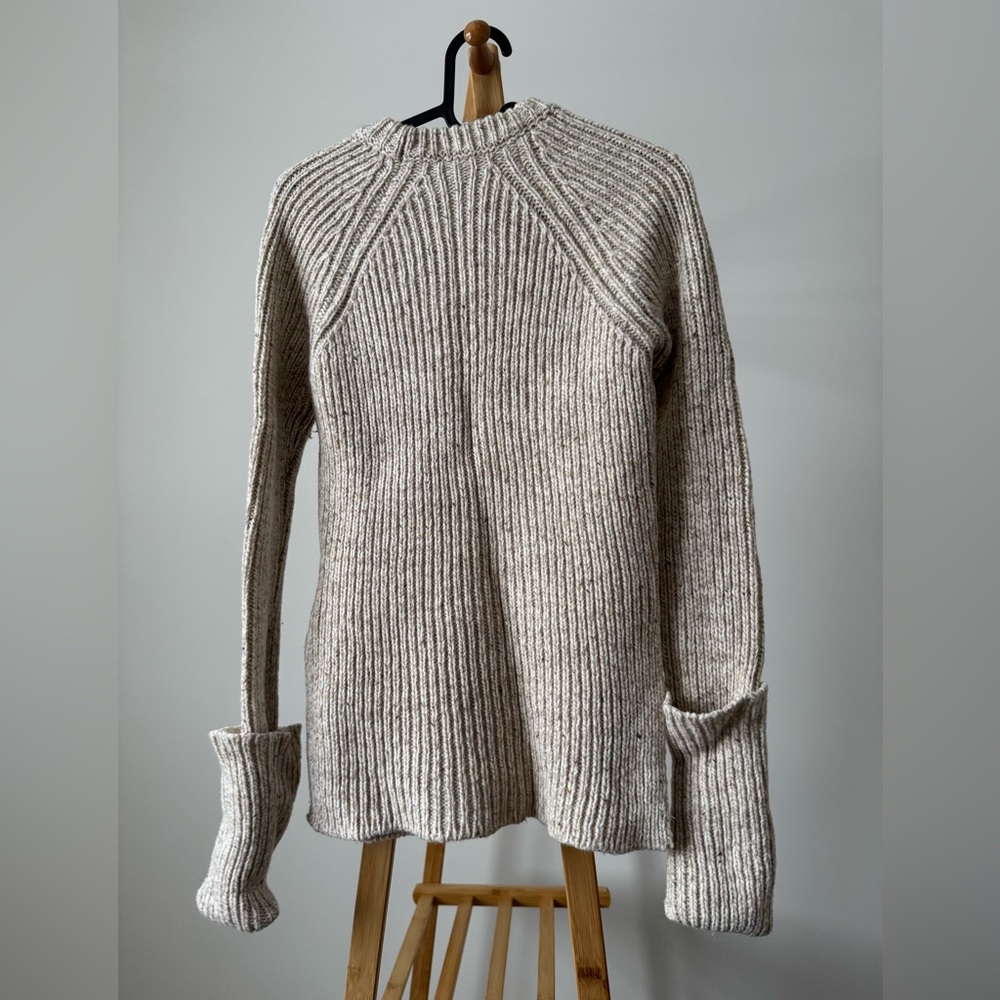 Joseph Cozy Cream Wool Sweater, Size XS - Picture 3 of 8